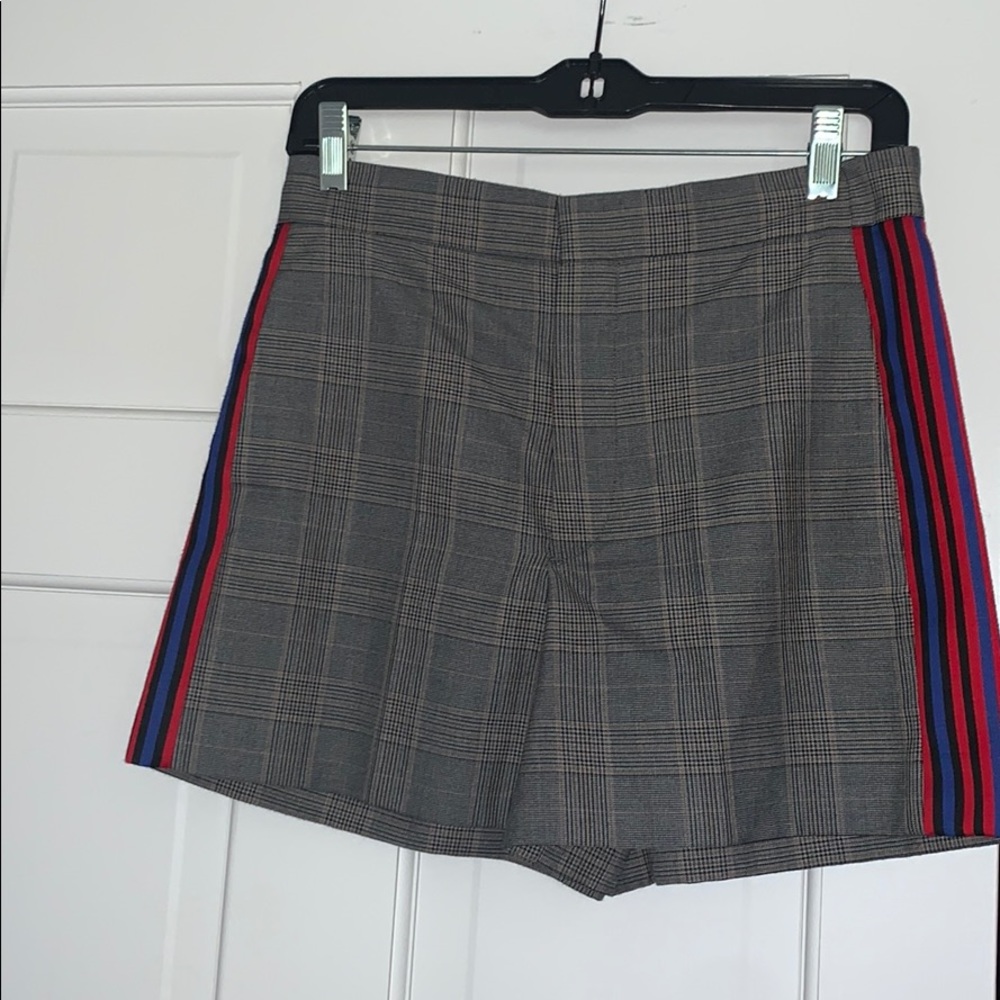 Zara plaid shorts